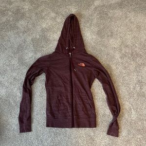 north face zip up hoody